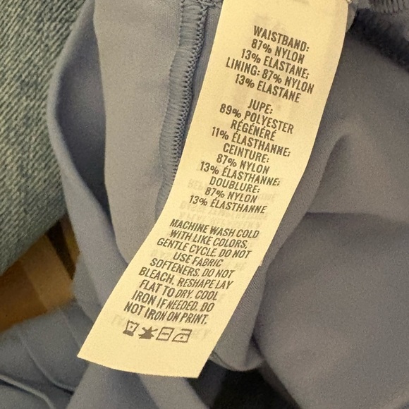 Aerie Highrise Light Blue Pleated Mini Tennis Skort Size Small - Picture 13 of 15